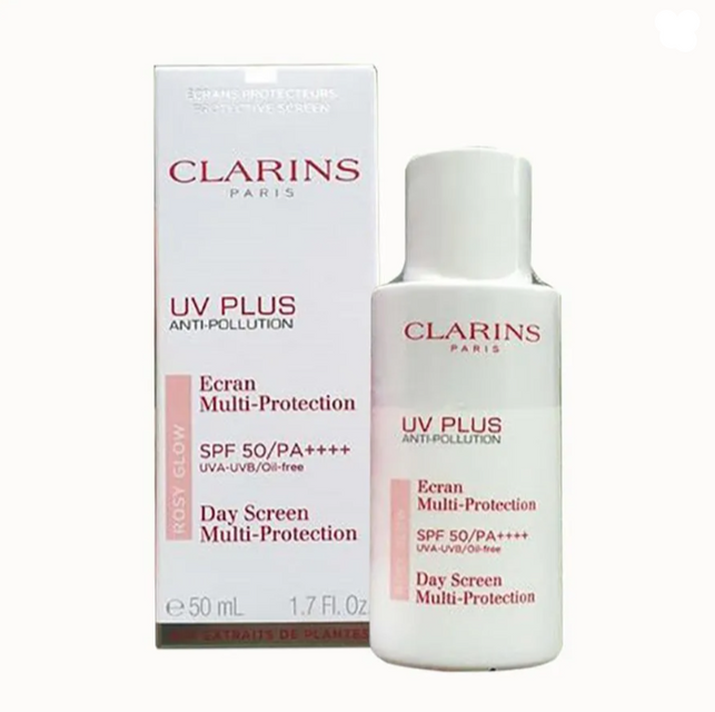 Kem Chống Nắng Clarins Rosy Glow UV Plus SPF 50 M&agrave;u Hồng 50ml
