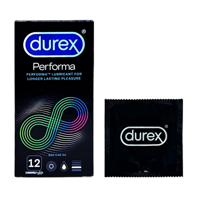 Bao cao su Durex Performa hộp 12 chiếc