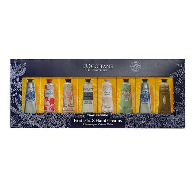 Set Kem Dưỡng Da Tay L'Occitane Lucky 8 Hand Cream Collection