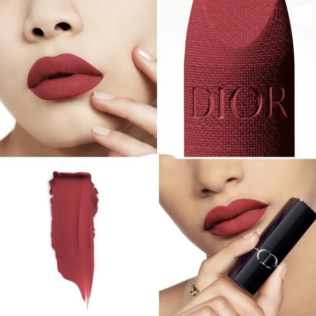 Son Dior Rouge Couture Colour Lipstick Floral Velvet 624 Verone M&agrave;u Đỏ Đất