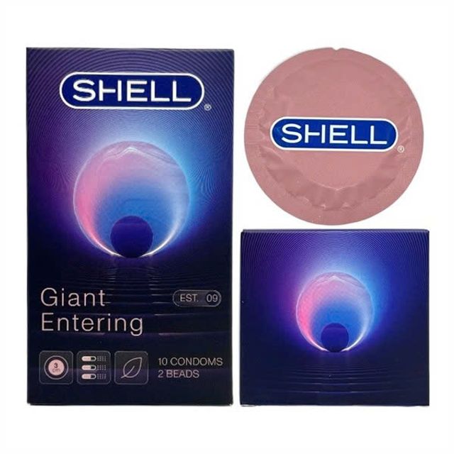 Bao cao su Shell Giant Entering 2 Bi 10 c&aacute;i