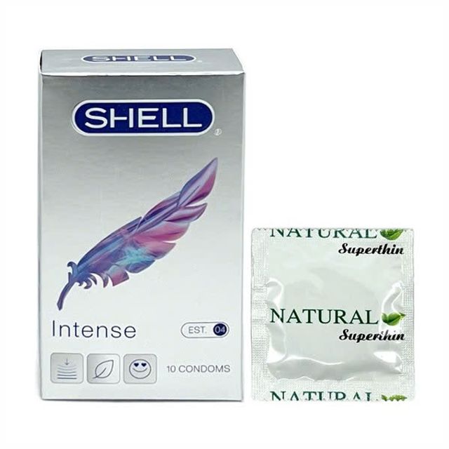 Bao cao su Shell Trắng 10 c&aacute;i