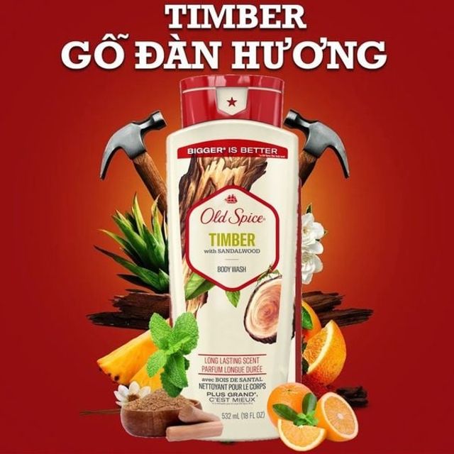 Chai Sữa tắm Old Spice Timber