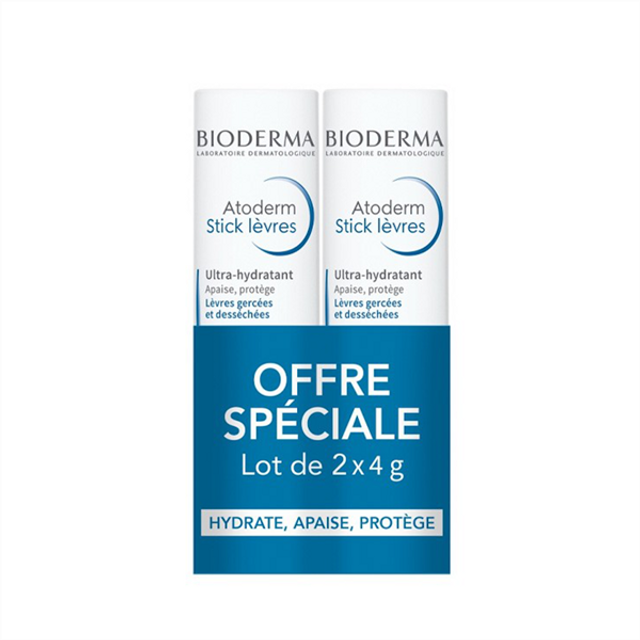 Set Son Bioderma Atoderm Ultra-Hydrating Lip Stick