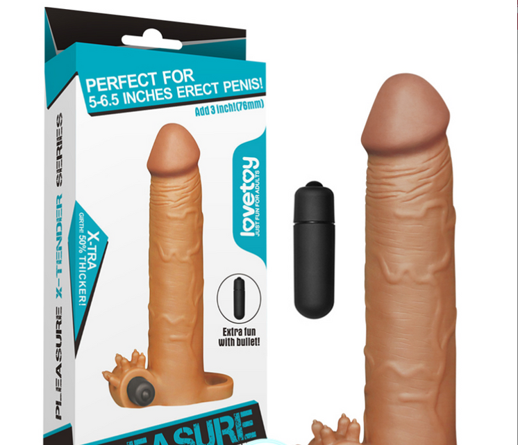 Bao cao su đ&ocirc;n k&iacute;ch thước khủng Lovetoy Pleasure X3