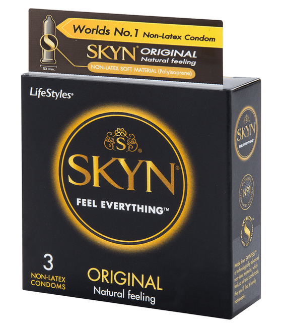 Hộp 3 bao cao su LifeStyles Skyn Original