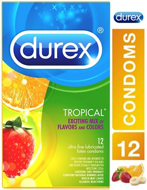 Bao cao su cao cấp Durex Tropical