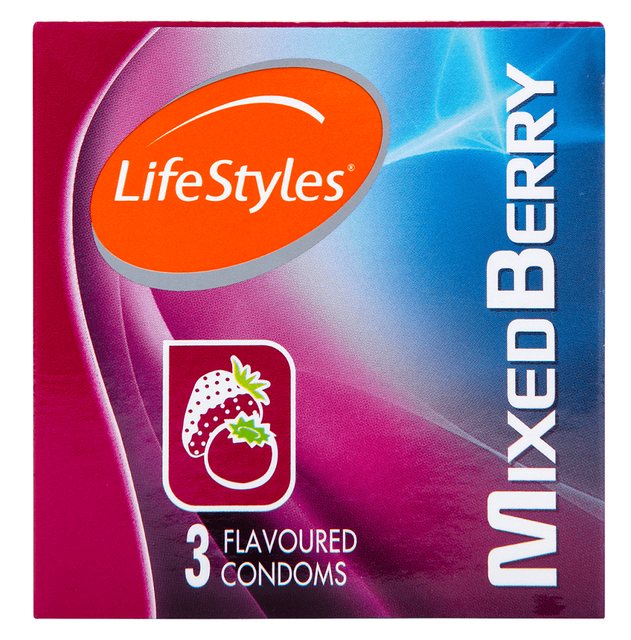 Bao cao su Lifestyle Mixedberry