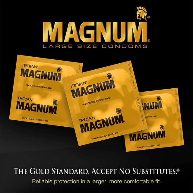 Bao cao su Size lớn 60mm Trojan Magnum Large Size Condoms