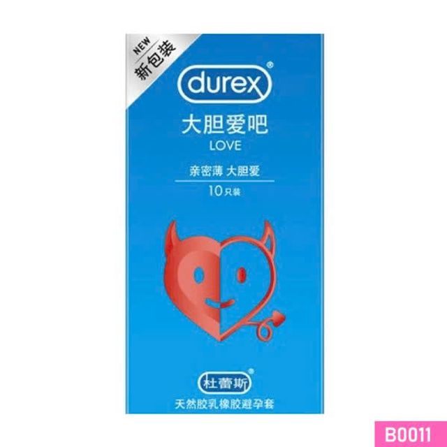 Bao cao su Durex Love mỏng nhẹ hương vani