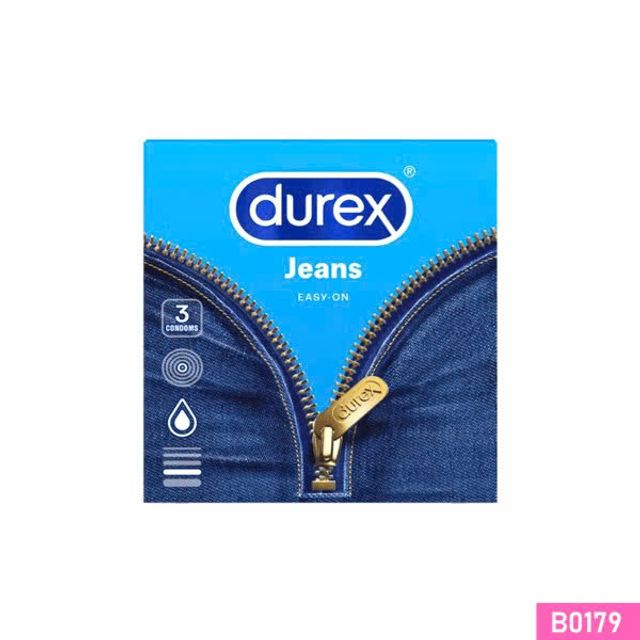 Bao cao su Durex Jeans kiểu d&aacute;ng &ocirc;m s&aacute;t