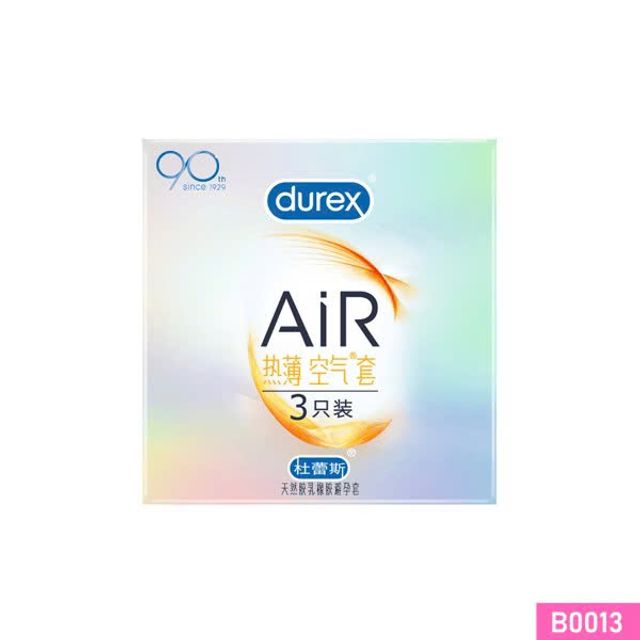 Bao cao su Durex Air si&ecirc;u mỏng mềm mịn