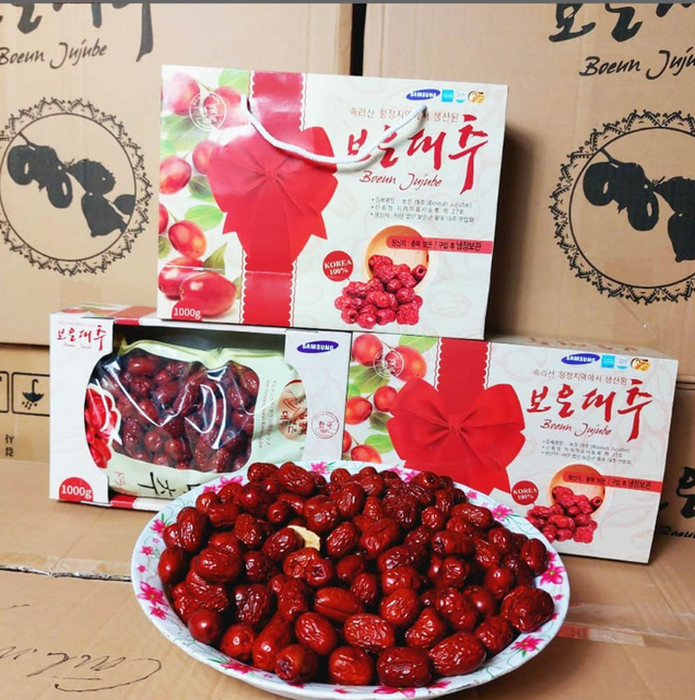 T&aacute;o Đỏ &Ocirc;ng Gi&agrave; H&agrave;n Quốc Samsung Boeun Jujube