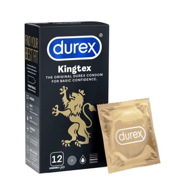 Bao cao su Durex KingTex hộp 12 c&aacute;i