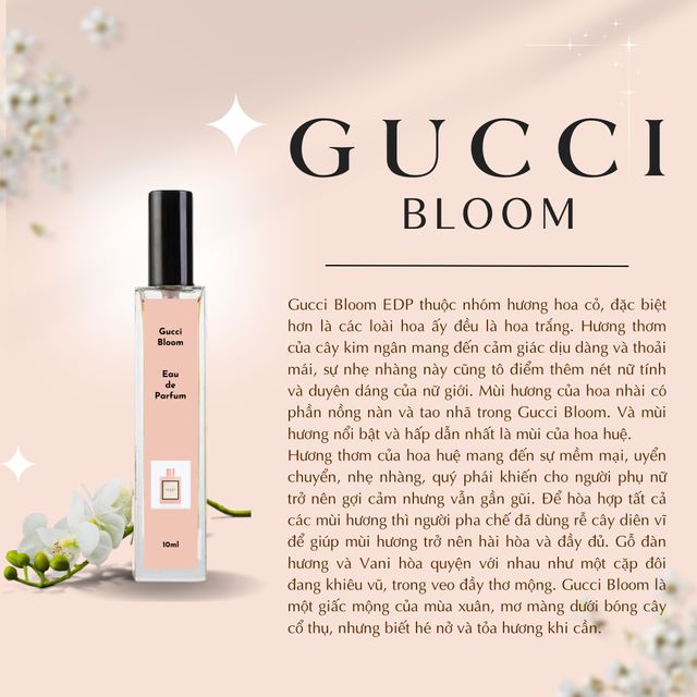 Nước Hoa Nữ Gucc Bloom EDP