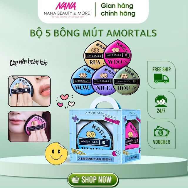 B&ocirc;ng M&uacute;t T&aacute;n Nền AMORTALS Size XL Si&ecirc;u Mềm