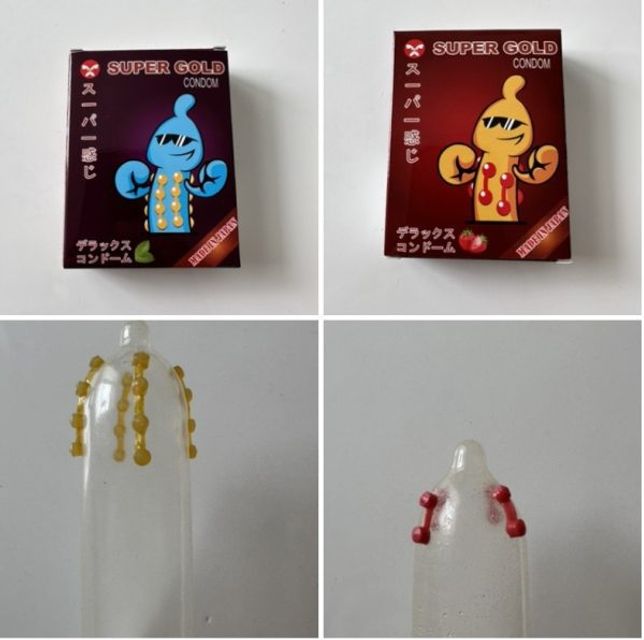 Bao cao su Super Gold Bi Hộp 2 c&aacute;i