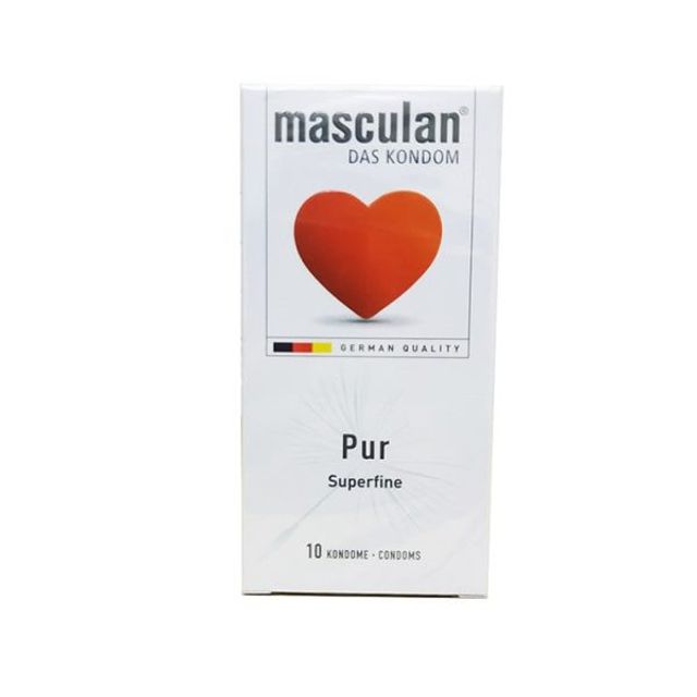 BAO CAO SU MASCULAN TRẮNG HỘP 10 C&Aacute;I