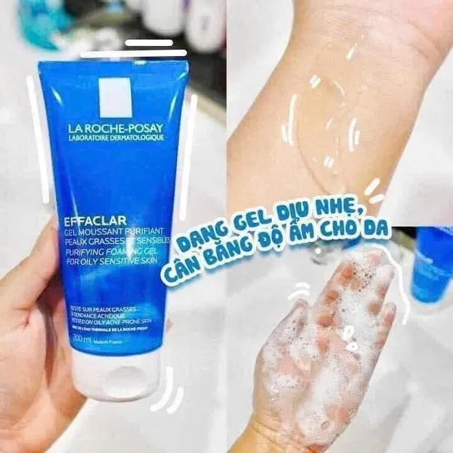 Sữa rửa mặt Gel Rửa Mặt La Roche-Posay D&agrave;nh Cho Da Dầu 200ml