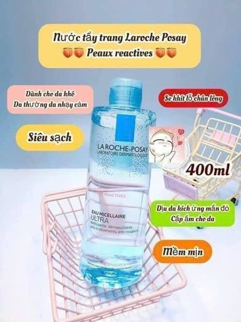 Nước tẩy trang La Roche-Posay Ultra