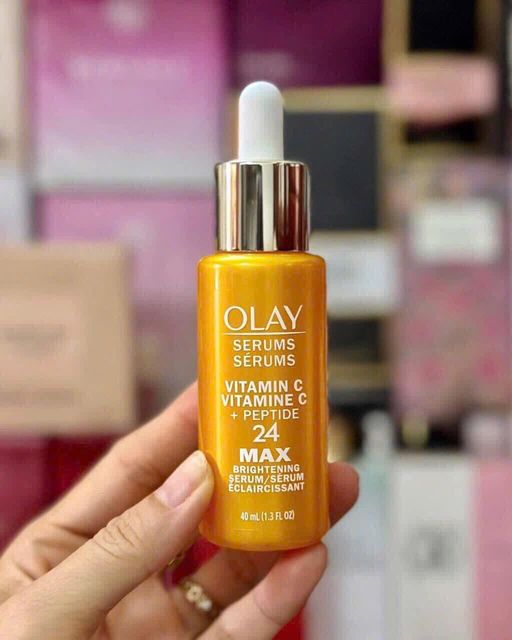 Serum Olay Vitamin C + Peptide 24 Max 2X application