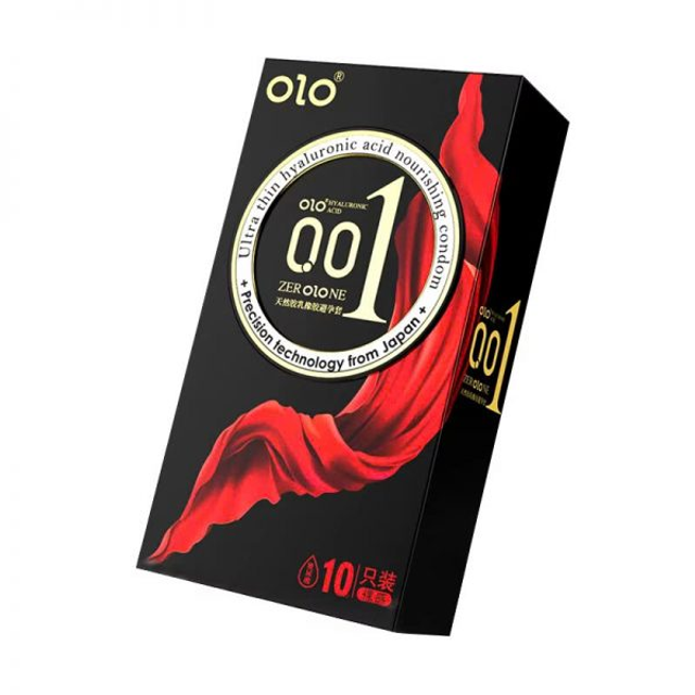 Bao cao su OLO 001 si&ecirc;u mỏng nhiều gel