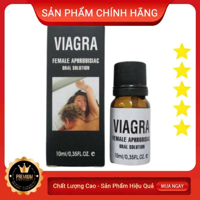 Nước Viaga Female hỗ trợ cho nữ cải thiện ham muốn của Mỹ chai 10ml