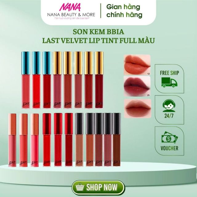 Son kem BBIA Velvet Lip Tint