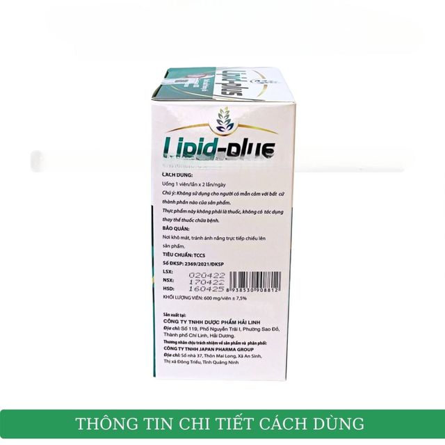 Vi&ecirc;n uống giảm mỡ m&aacute;u Lipid Plus