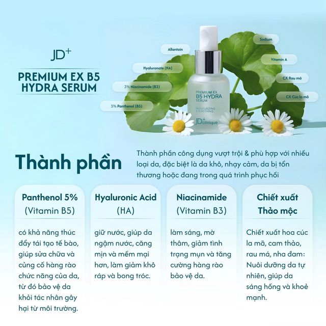 Serum phục hồi Premium Ex B5 Hydra Serum JDclinique 1