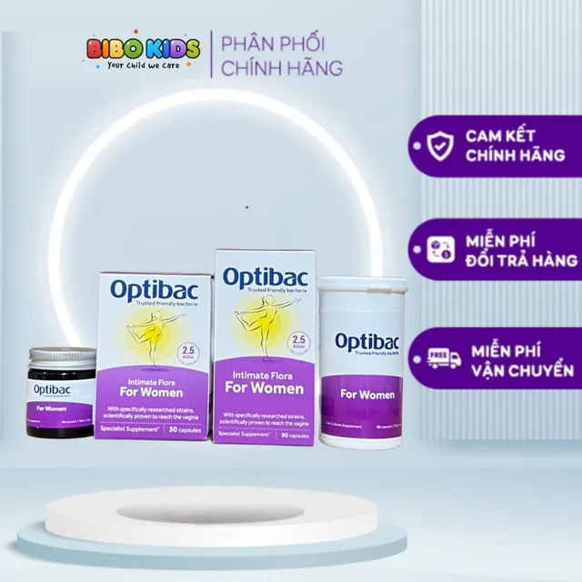 Men phụ khoa Optibac t&iacute;m cho Phụ Nữ Của Anh