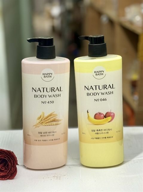 Sữa Tắm Happy Bath Natural Moisture Body Wash 900ml - Gạo