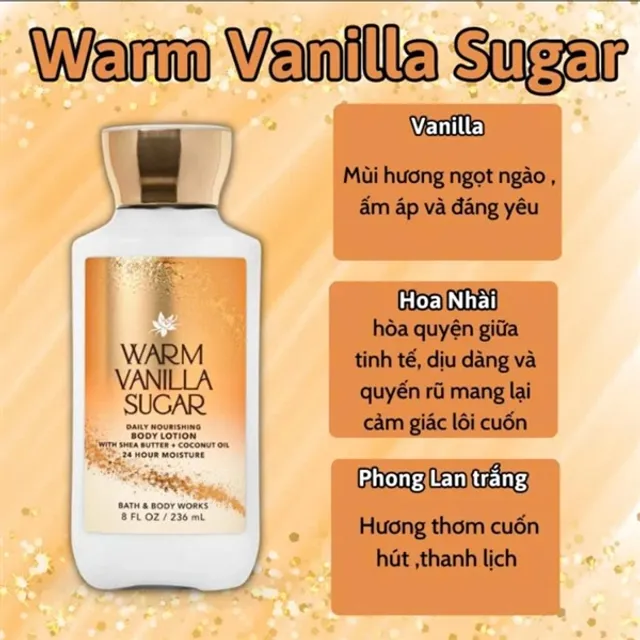 Dưỡng thể Bath and Body Works - Warm Vanilla Sugar