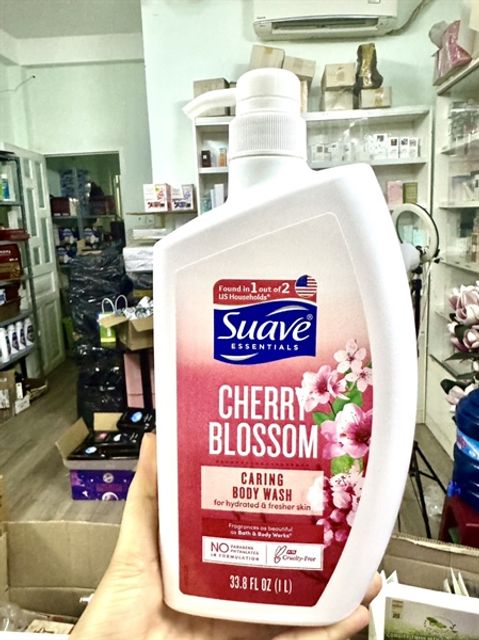 Sữa tắm Suave cherry blossom 1000ml image 4