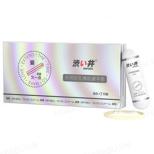 Bao cao su Drywell Long Lasting