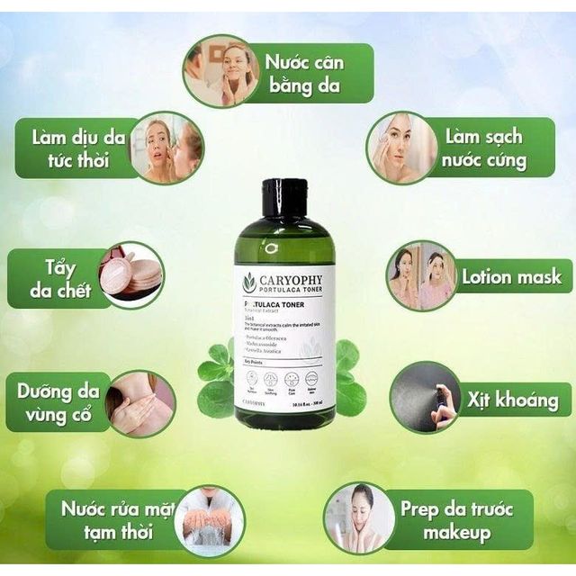 Nước Hoa Hồng Caryophy Portulaca Toner