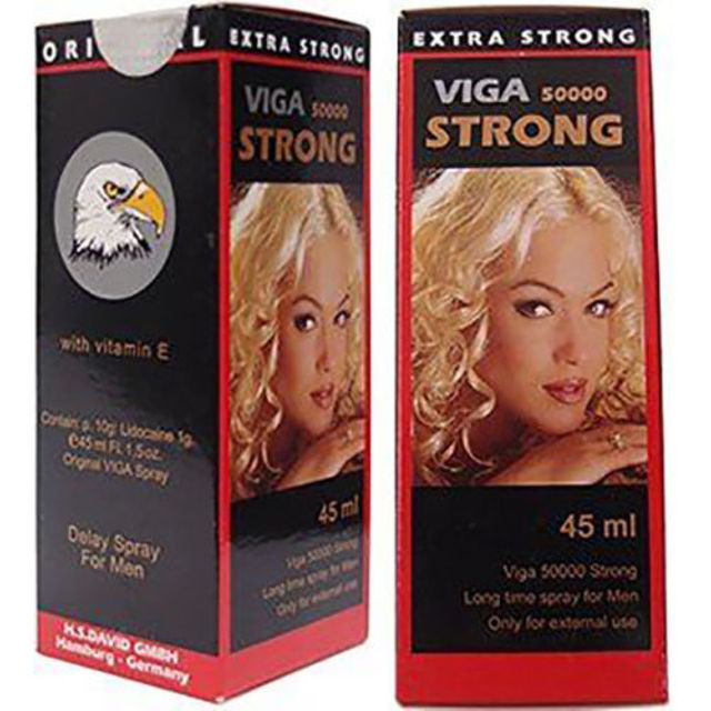 Chai Xịt Thơm Cơ Thể Đức - Viga Strong 50000 &ndash; 45ml