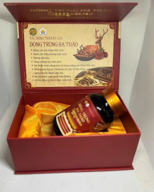 Vi&ecirc;n uống đ&ocirc;ng tr&ugrave;ng hạ thảo Suncare
