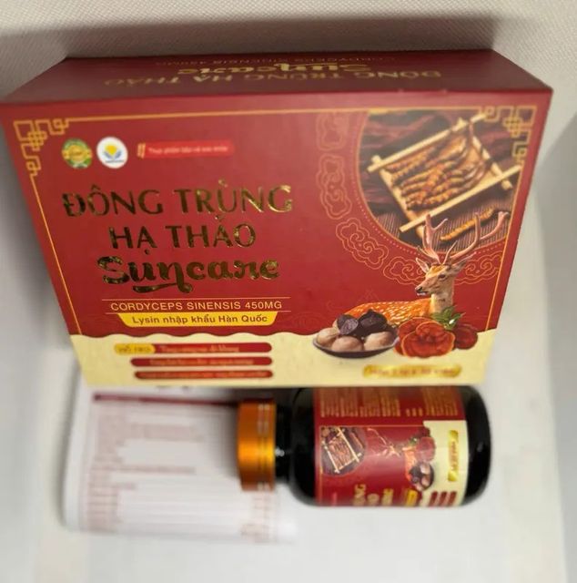 Vi&ecirc;n uống đ&ocirc;ng tr&ugrave;ng hạ thảo Suncare