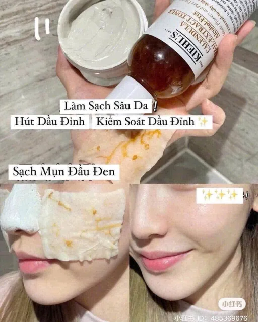 Nước Hoa Hồng Kiehl'S Toner Hoa C&uacute;c Calendula Herbal Extract Alcohol-Free