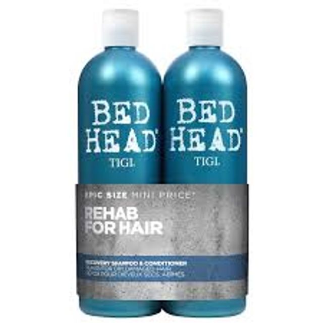 Combo Gội - Xả Tigi Bed Head Recovery 750ml (Xanh Ngọc)
