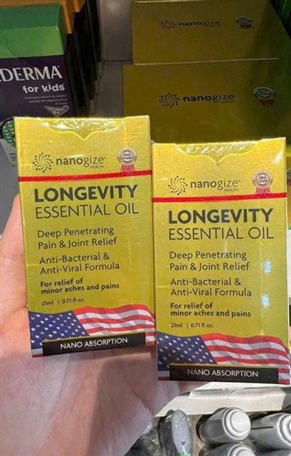 Dầu lăn v&agrave;ng Longevity Essential Oil 21ml
