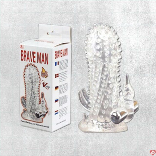 Bao cao su d&ocirc;n d&ecirc;n k&iacute;ch thước lớn c&oacute; rung Baile Braveman