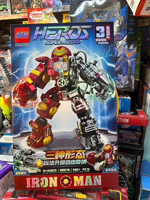 Bộ lắp r&aacute;p OBM 99078 m&ocirc; h&igrave;nh robot Iron Man