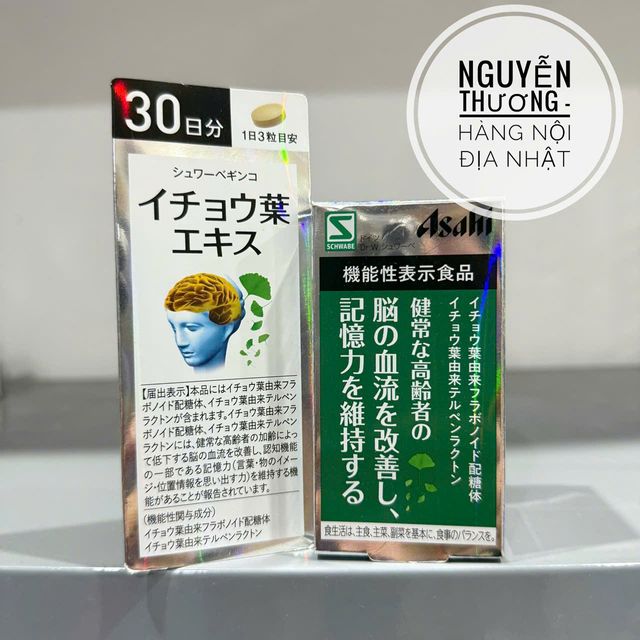 Vi&ecirc;n uống bổ n&atilde;o Asahi 30 ng&agrave;y