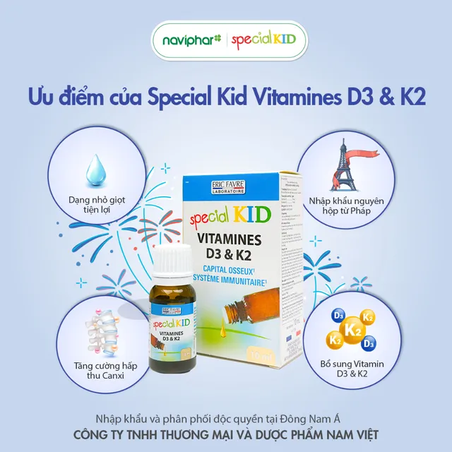 Special Kid Vitamines D3 et K2