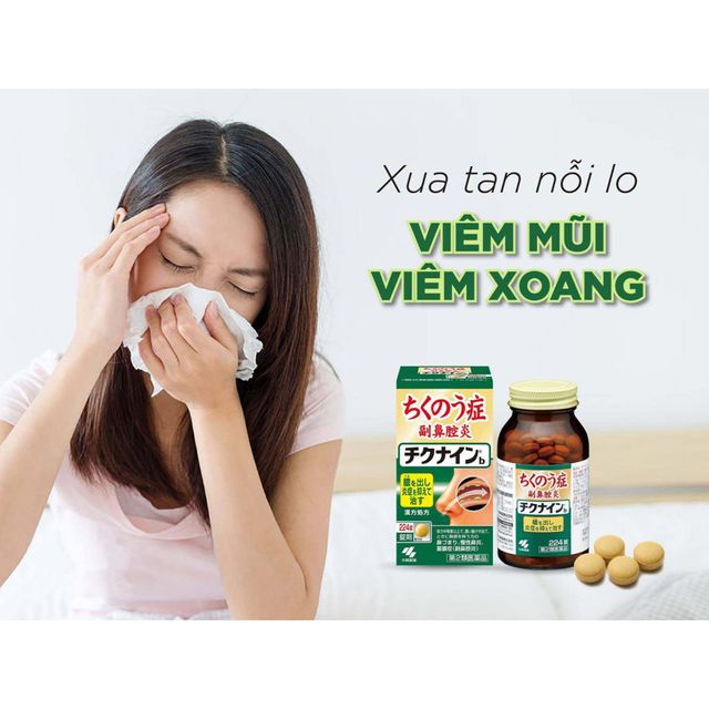 Vi&ecirc;n uống xoang Nhật Bản Kobayashi Chikunain