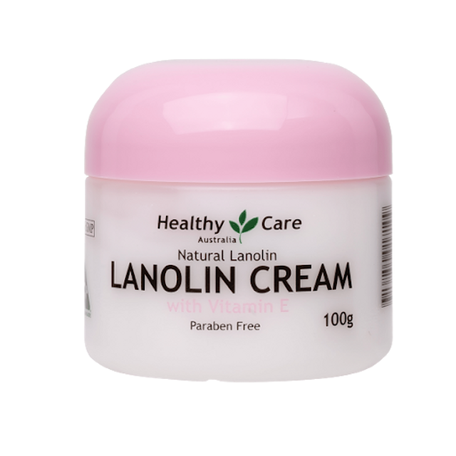 Kem dưỡng da Nhau Thai Cừu &Uacute;c Healthy Care Lanolin and Vitamin E