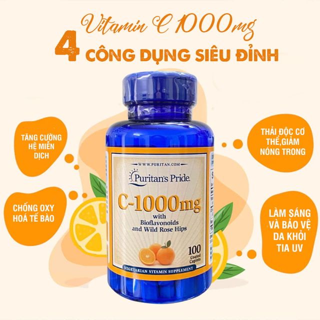 Vi&ecirc;n uống bổ sung vitamin C cho b&eacute;