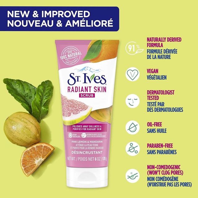 Sữa rửa mặt St Ives Acne Control hương chanh đ&agrave;o 170g